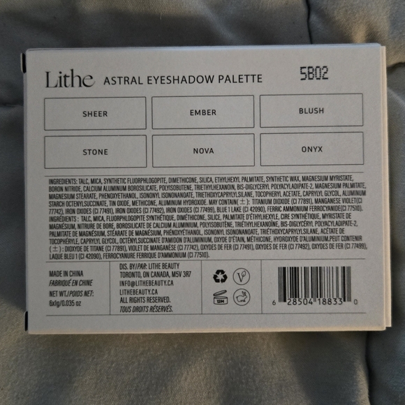 🌈 Lithe Beauty – Astral Eyeshadow Palette - NIB - Picture 7 of 7